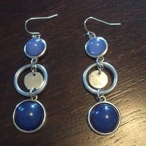 NY & Co blue earrings